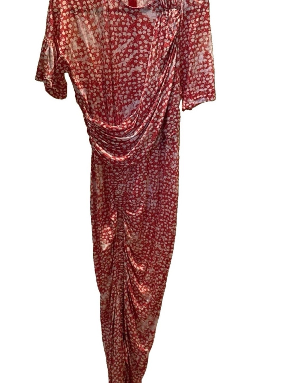 Preen by Thornton Bregazzi Stretch Draped Dress sz XXL
